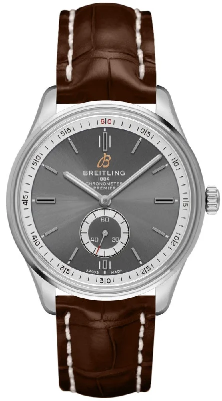 Breitling Premier Automatic 40 Anthracite Dial Men's Watch A37340351B1P1
