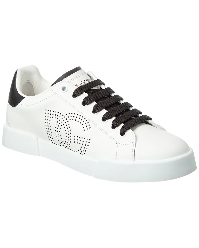 Dolce & Gabbana Portofino Leather Sneaker