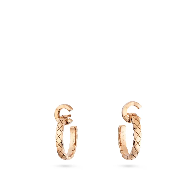 CHANEL Coco Hoop Earrings