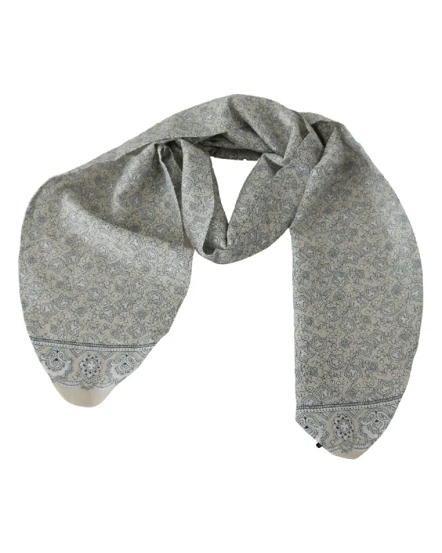 Ermanno Scervino  Silk Scarf Floral Print