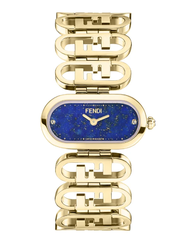 Fendi Womens  Two Tone 28mm Bracelet Fashion Watch