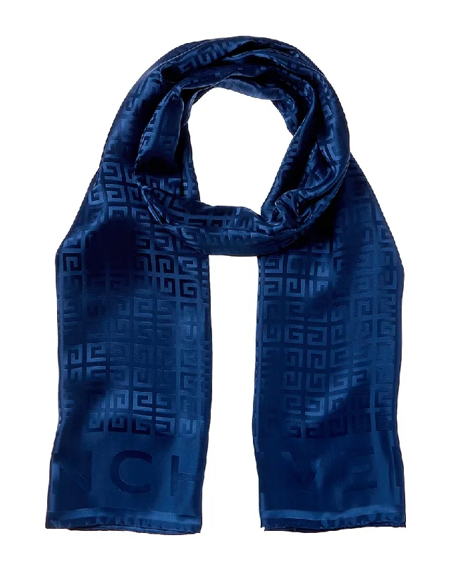 Givenchy Logo Silk Scarf
