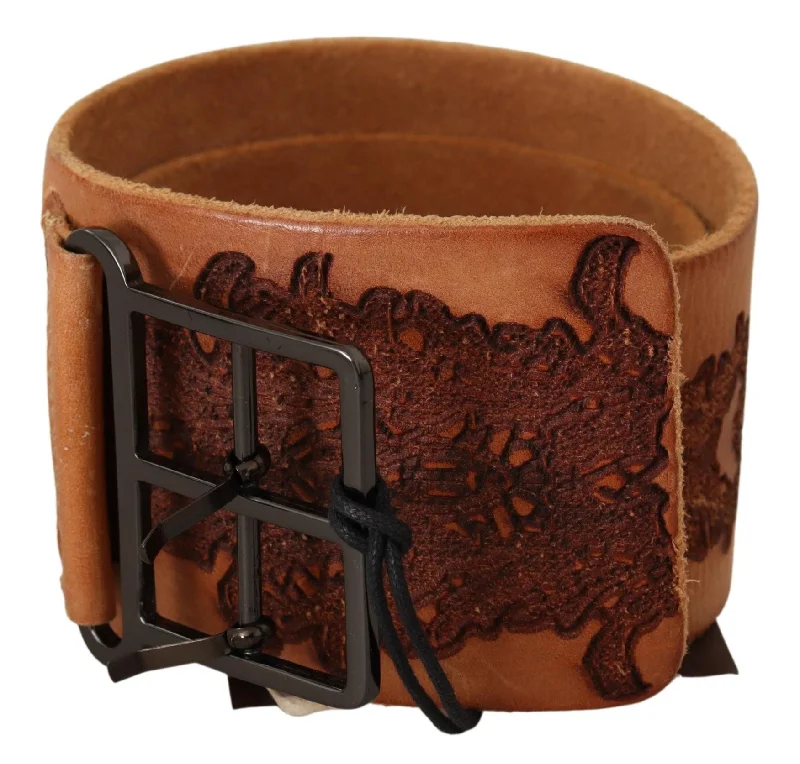 Scervino Street Leather Belt Embossed Design