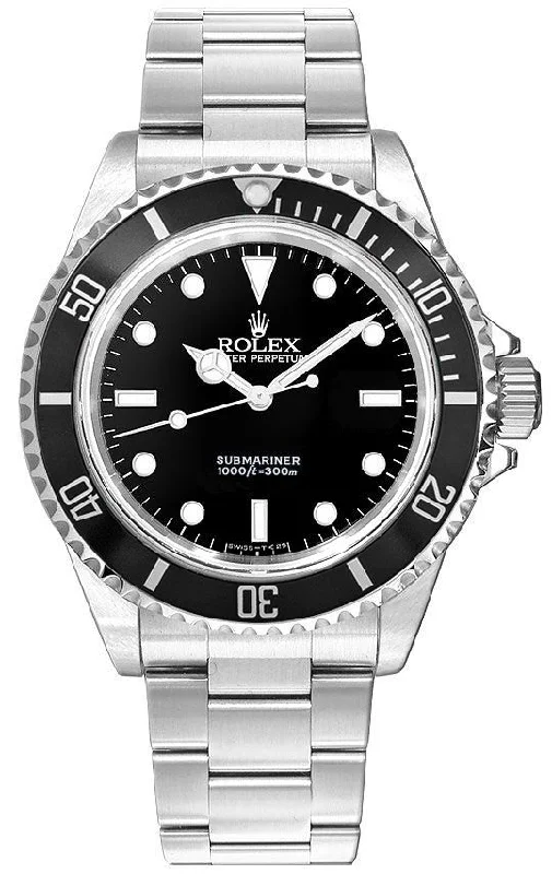 Rolex Submariner Black Dial Stainless Steel 40mm Men's Watch 14060