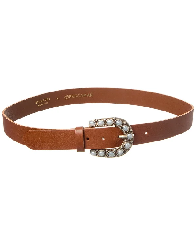 Persaman New York Skylar Leather Belt