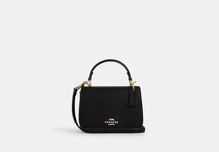 Coach Lysa Top Handle Bag Black 