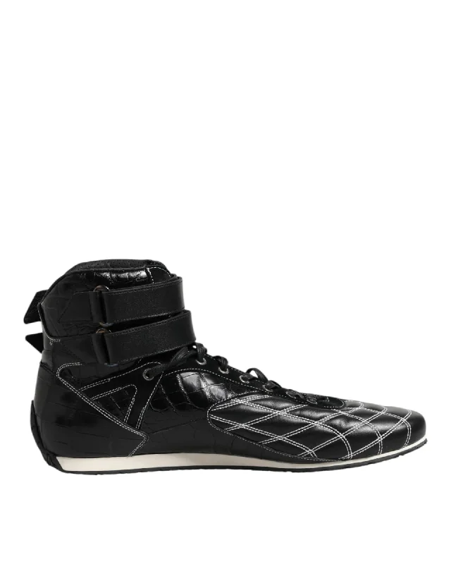 Dolce & Gabbana Quilted HighTop Sneakers Men Black