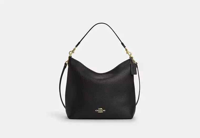 Coach Laurel Large Shoulder Bag Black 