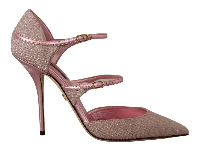 Dolce & Gabbana Sparkling Strappy Sandals