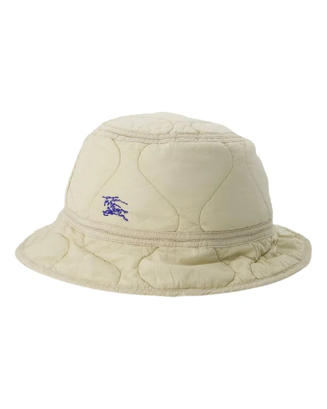 Burberry Quilted Bucket Hat Women Beige