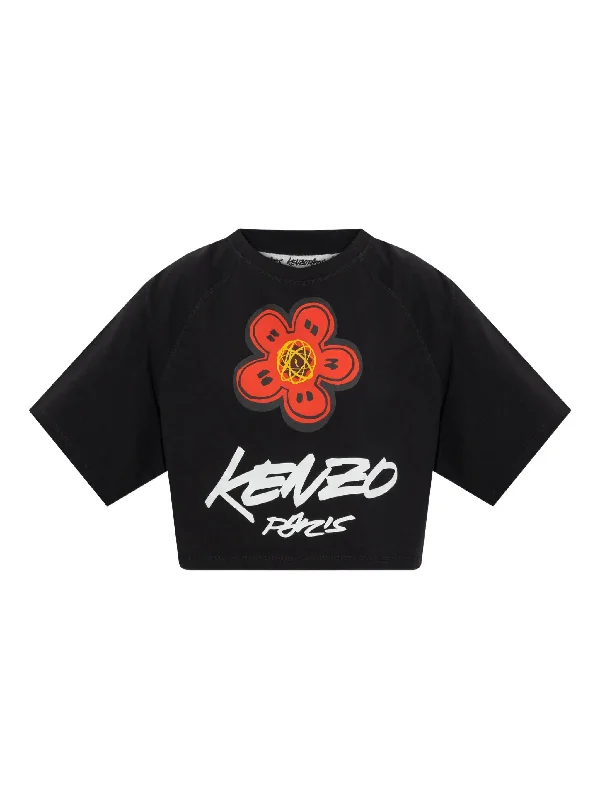 KENZO 'Futura' cropped T-shirt