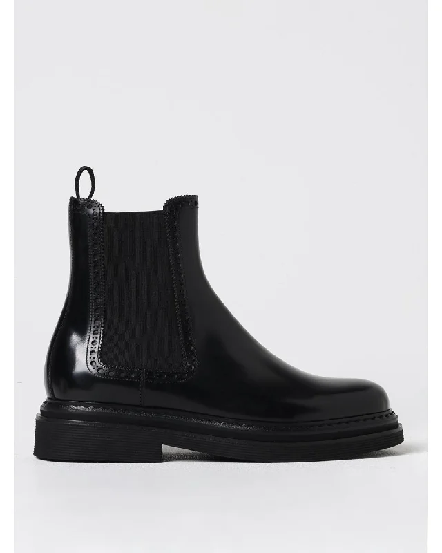 Dolce & Gabbana Chelsea Boots Leather Sole Men Black