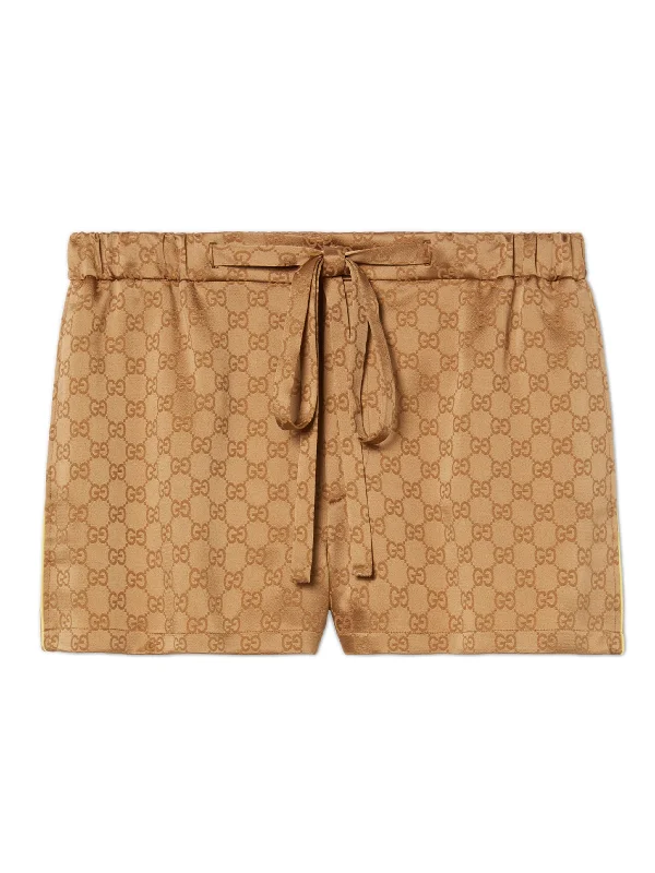 GUCCI GG Satin Shorts