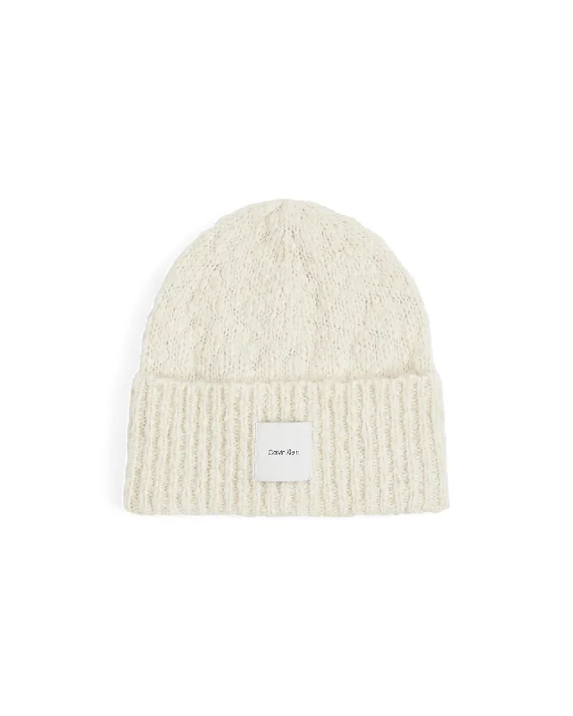 Calvin Klein Polyester Machine-Washable Cap Women White Hats