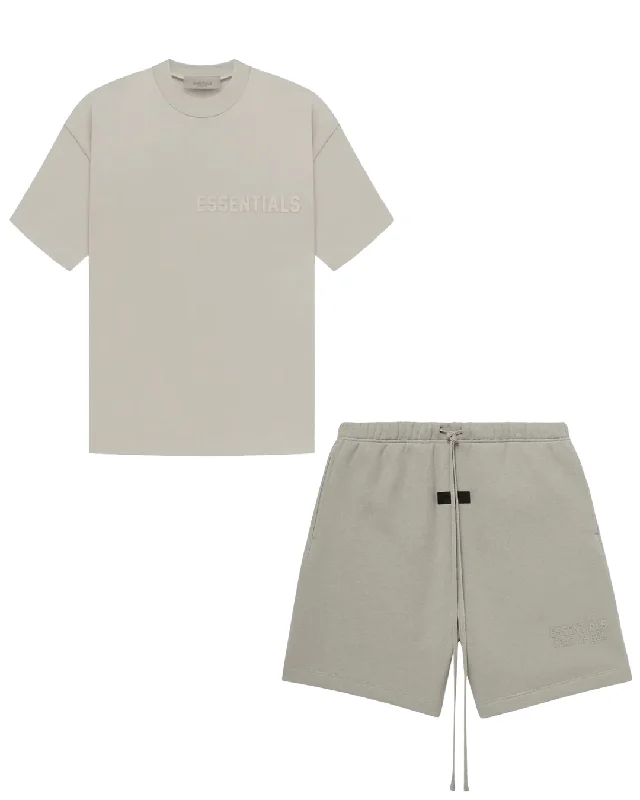 Fear Of God Essentials T-Shirt & Shorts Set (SS23) in Seal