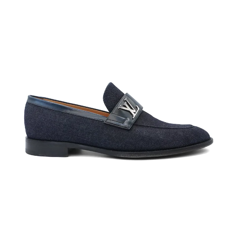 Louis Vuitton 'Saint Germain Denim' Loafers - Men's 7.5