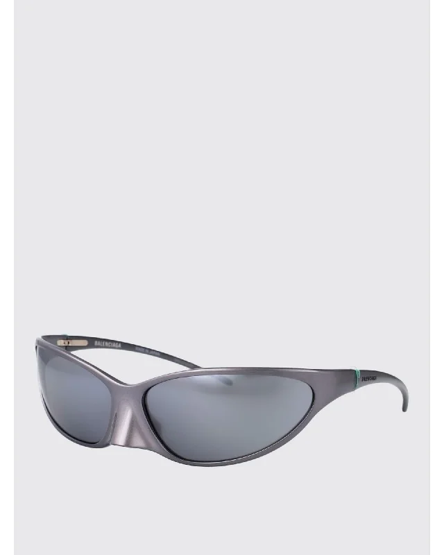 Balenciaga Sunglasses Sporty Shield Design Women Grey Sunglasses