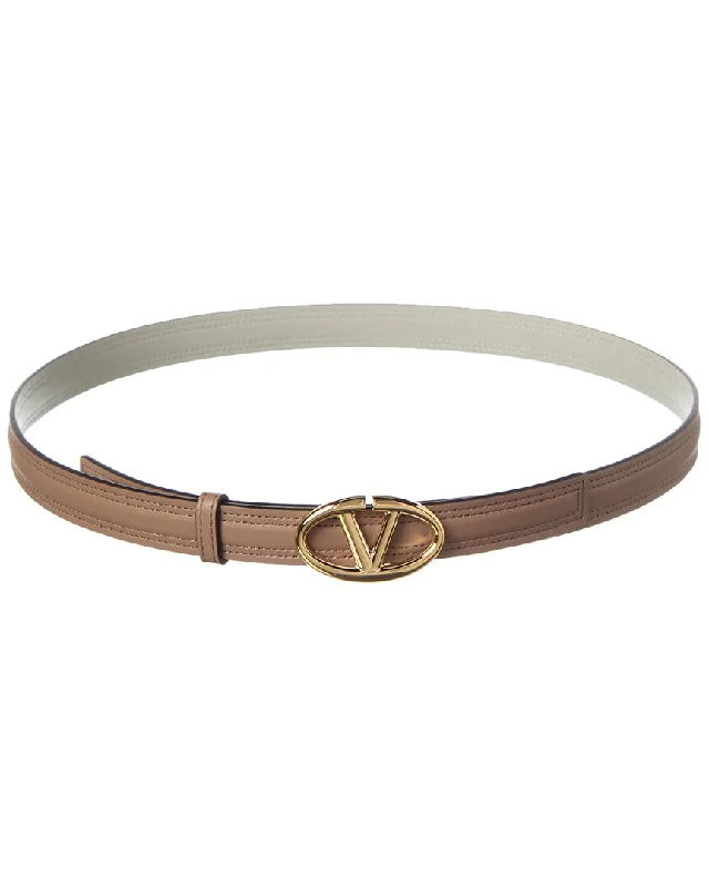 Valentino Vlogo Signature 20Mm Leather Belt