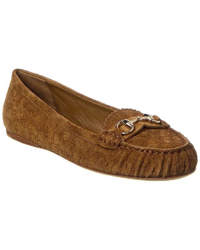 Gucci Horsebit Suede Loafer