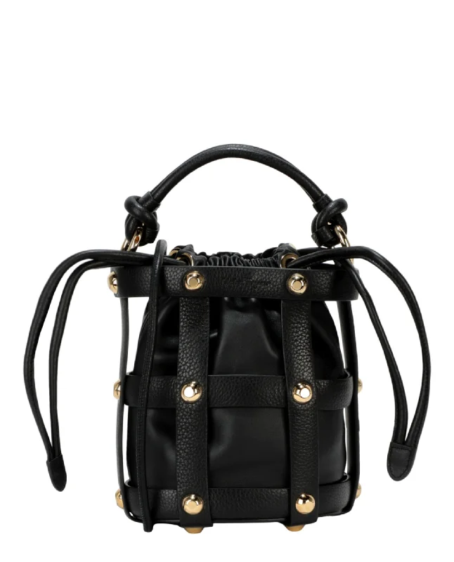 Ferragamo Womens Stud Cage Bucket Bag