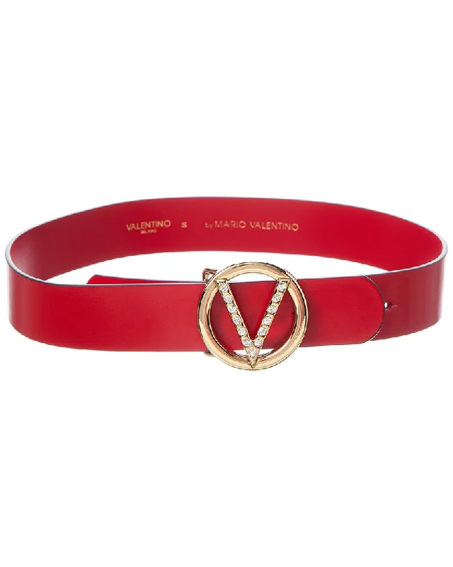 Valentino By Mario Valentino Giusy Preciosa Leather Belt