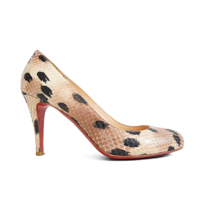 Christian Louboutin 'Simple Python' Pumps - Women's 36