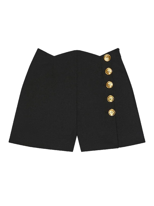 Givenchy Wool and mohair shorts with buttons
