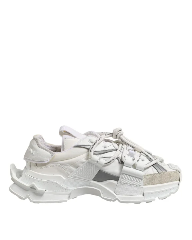 Dolce & Gabbana Luxury LaceUp Sneakers Men White