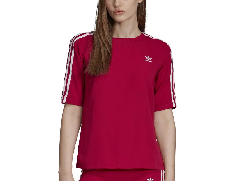 Adidas Women's Originals 3-Stripes T-shirt Pride Pink