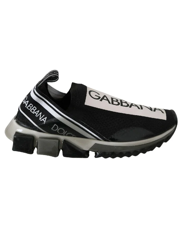 Dolce & Gabbana  Men's Portofino Slip-On Sneakers Black