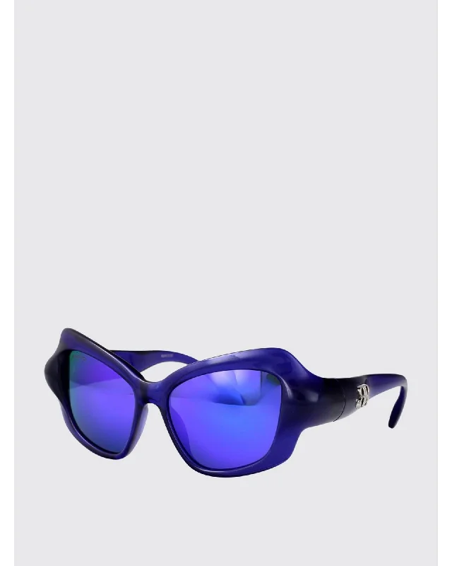 Balenciaga Sunglasses Mirrored Lenses Women Blue