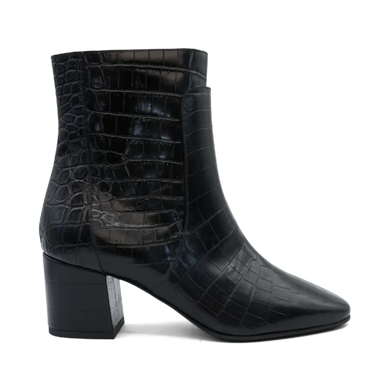 Givenchy Croc Embossed Boots - Women's 35.5