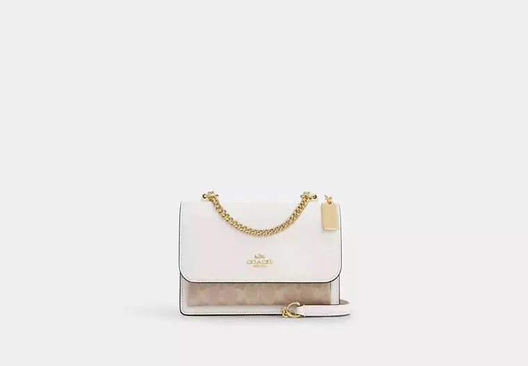 Coach Klare Crossbody Bag In Signature Canvas Sand Chalk 