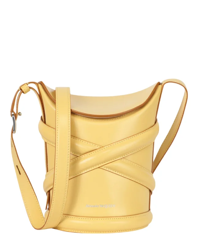 Alexander McQueen Womens The Curve Bucket Bag