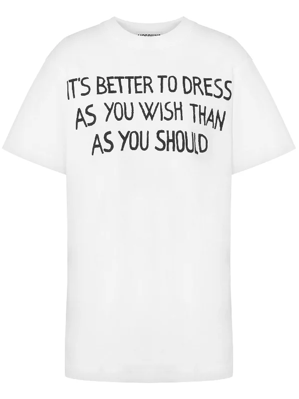 Moschino Archive Slogan organic jersey t-shirt
