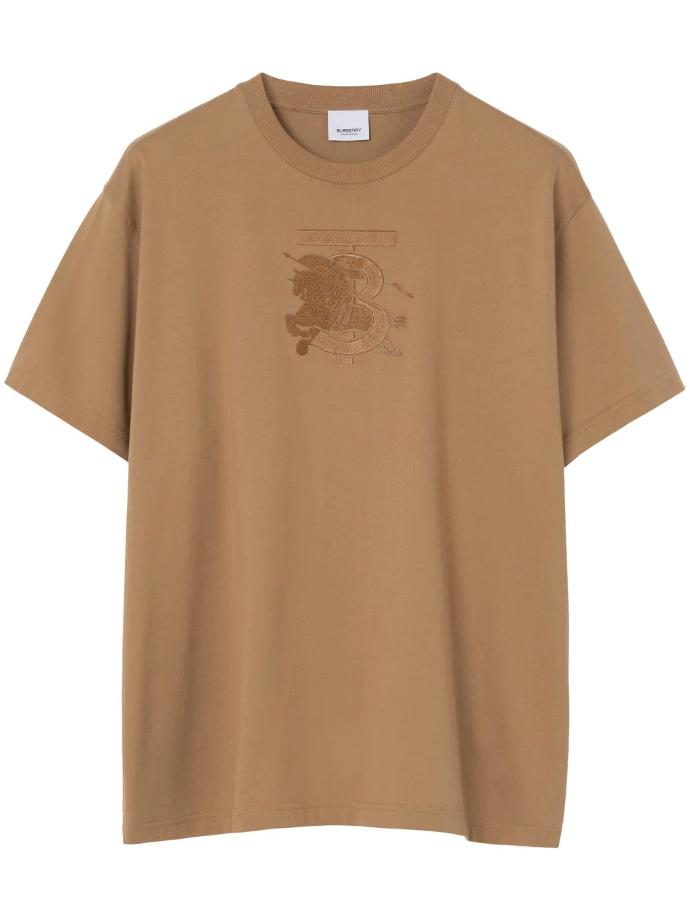 Burberry Tristan Embroidered EKD T-Shirt Brown