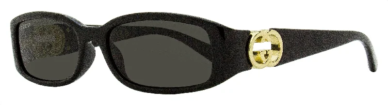 Gucci Narrow Rectangular Sunglasses GG1661S 001 Black 54mm
