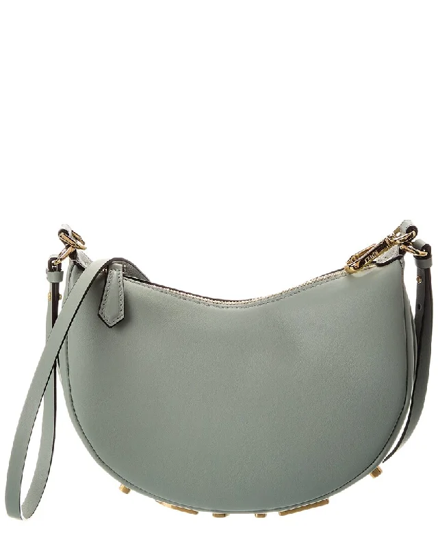 Fendi Fendigraphy Mini Leather Hobo Bag