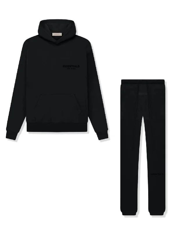 Fear Of God Essentials Black Tracksuit (SS22)