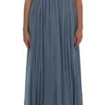 Dolce & Gabbana Crystal-Embellished Silk Sheath Gown