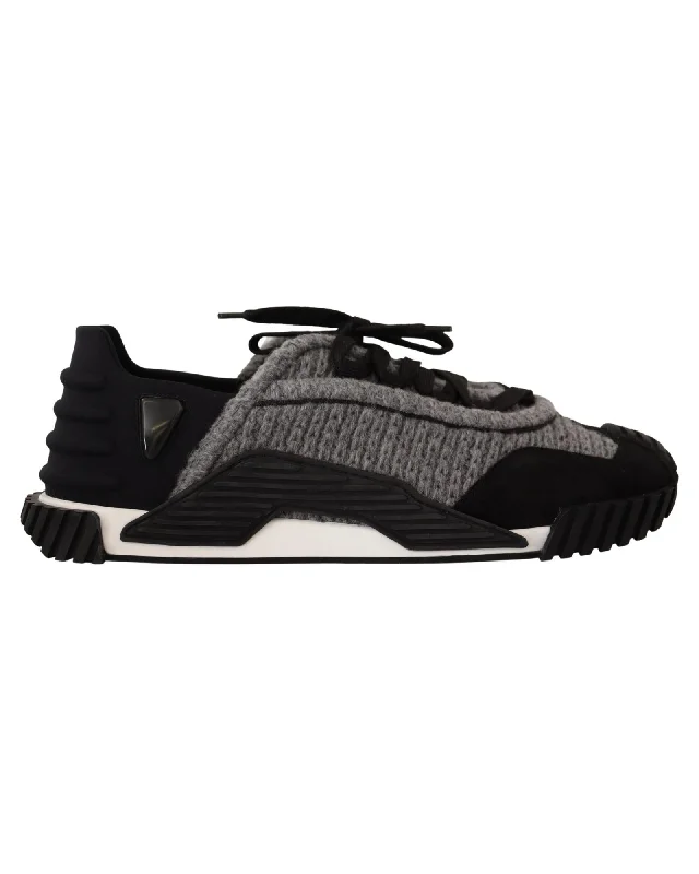 Dolce & Gabbana Knitted Sneakers Casual Shoes Women Black