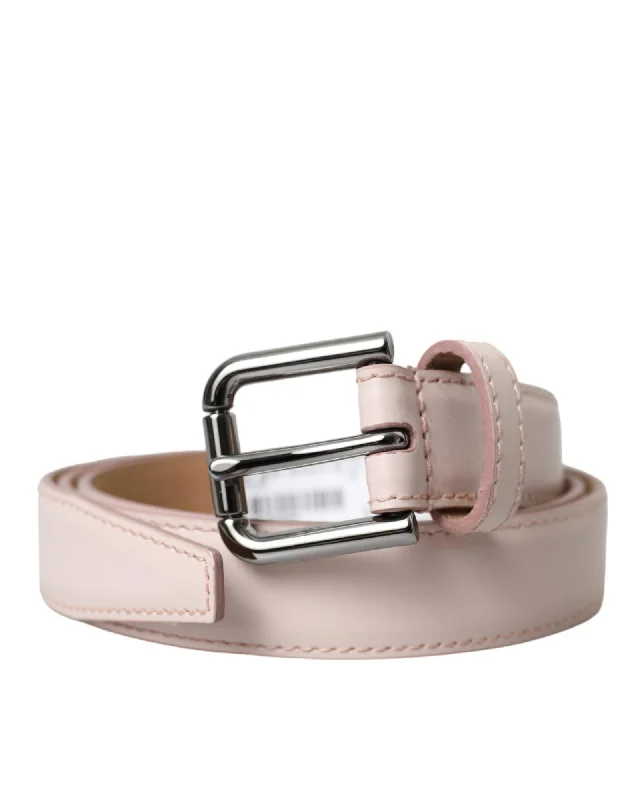 Dolce & Gabbana  Women's Leather Belt  Beige