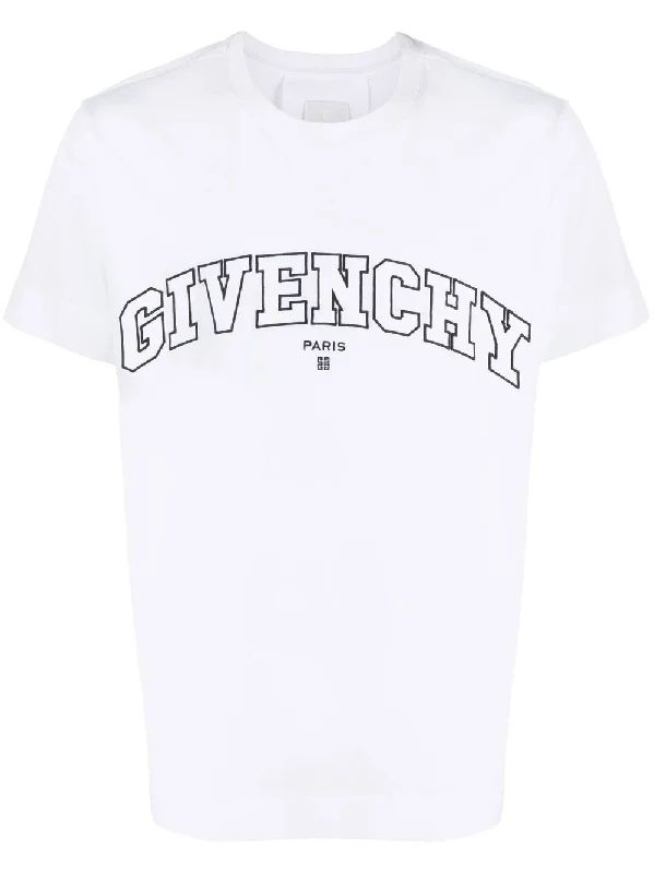 Givenchy Logo Embroidered T-shirt White
