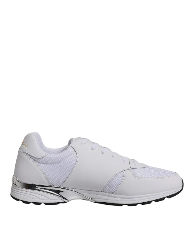 Dolce & Gabbana Leather Casual Logo Sneakers