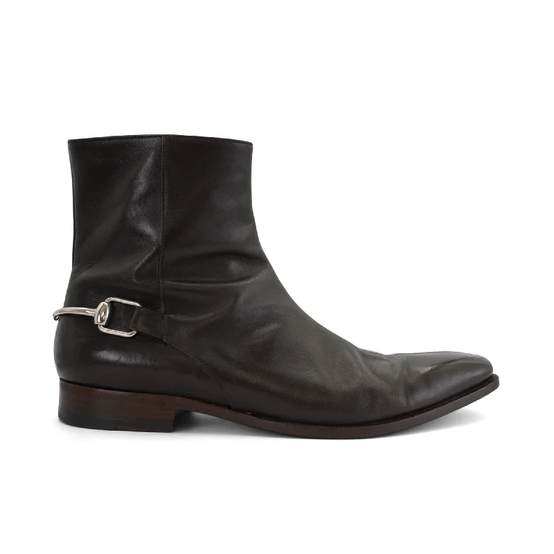 Gucci 'Horsebit' Boots - Men's 10.5