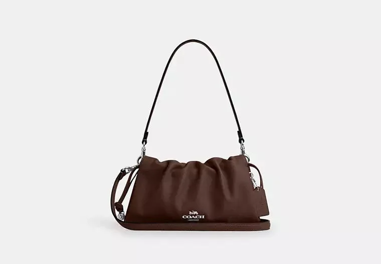 Coach Faye Shoulder Bag With Ruching Maple 