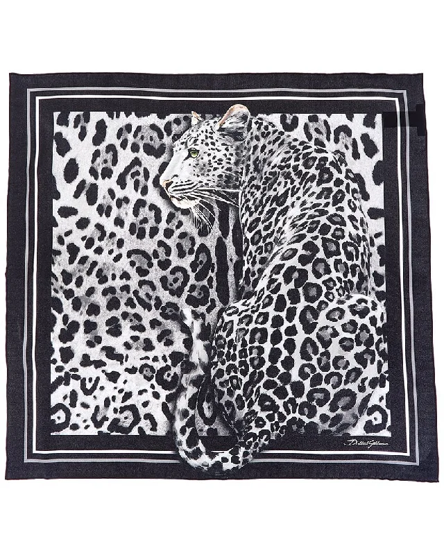 Dolce & Gabbana Printed Silk Scarf
