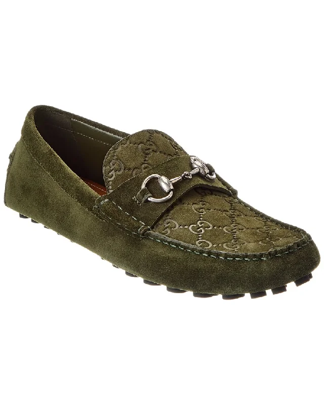 Gucci Horsebit Suede Loafer