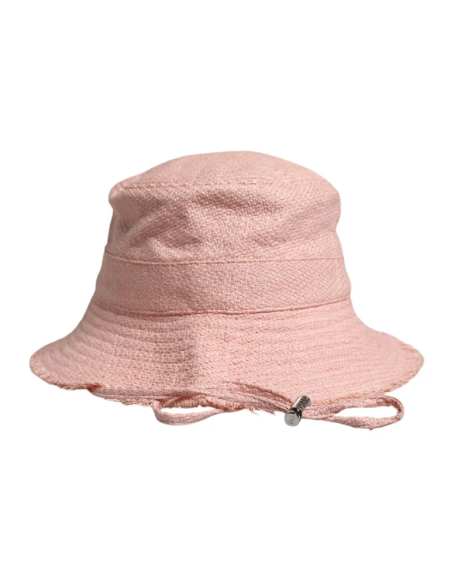 Dolce & Gabbana Bucket Hat with Drawstring Women Pink