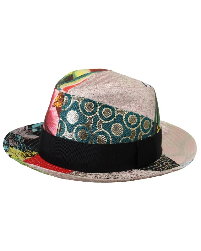 Dolce & Gabbana  Floral Patchwork Fedora Hat